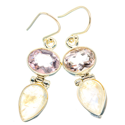 Rainbow Moonstone Earrings handcrafted by Ana Silver Co - EARR429719 - Photo 2