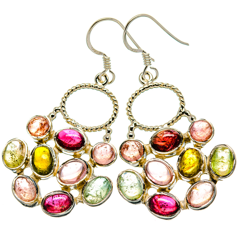 Rainbow Moonstone Earrings handcrafted by Ana Silver Co - EARR429874 - Photo 2