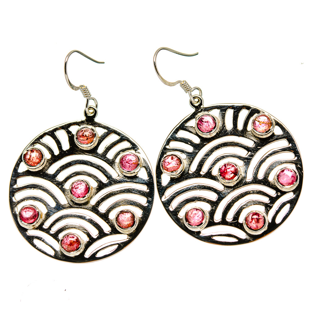 Rainbow Moonstone Earrings handcrafted by Ana Silver Co - EARR429877 - Photo 2
