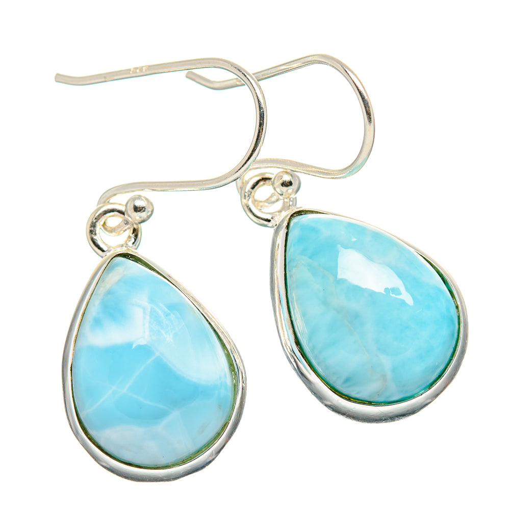 Larimar Earrings handcrafted by Ana Silver Co - EARR429883 - Photo 2