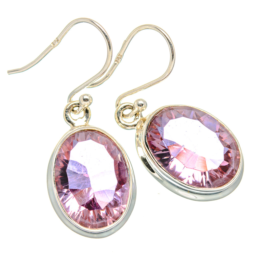Color Change Alexandrite (Lab.) Earrings handcrafted by Ana Silver Co - EARR429889 - Photo 2