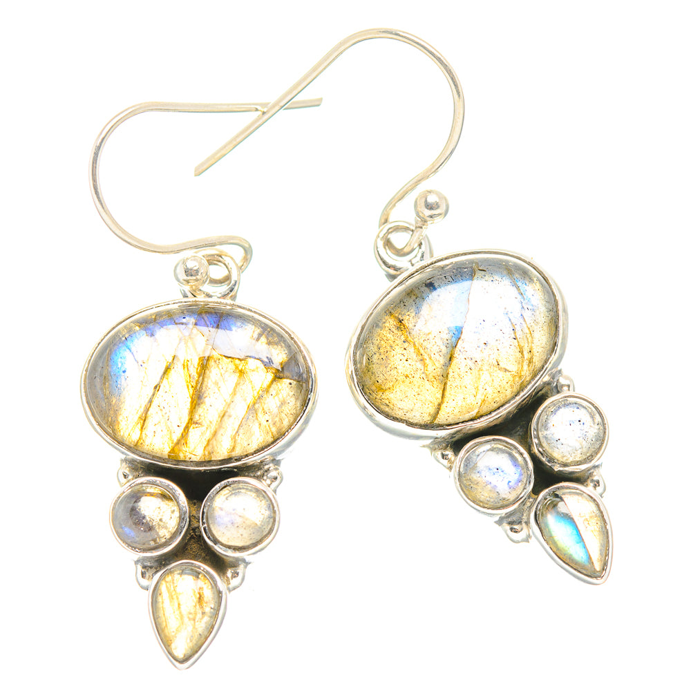 Labradorite Earrings handcrafted by Ana Silver Co - EARR429913 - Photo 2