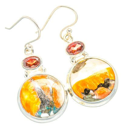 Brecciated Mookaite Earrings handcrafted by Ana Silver Co - EARR429915 - Photo 2