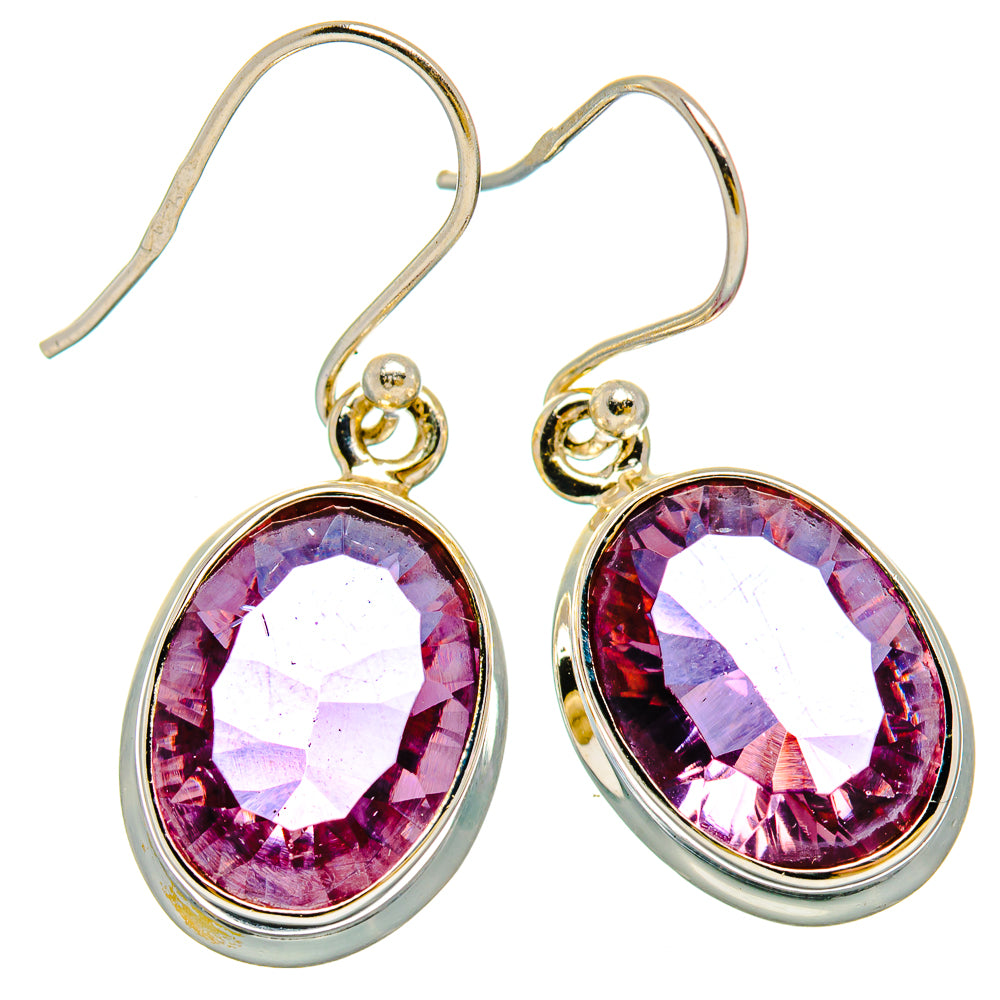 Color Change Alexandrite (Lab.) Earrings handcrafted by Ana Silver Co - EARR429937 - Photo 2