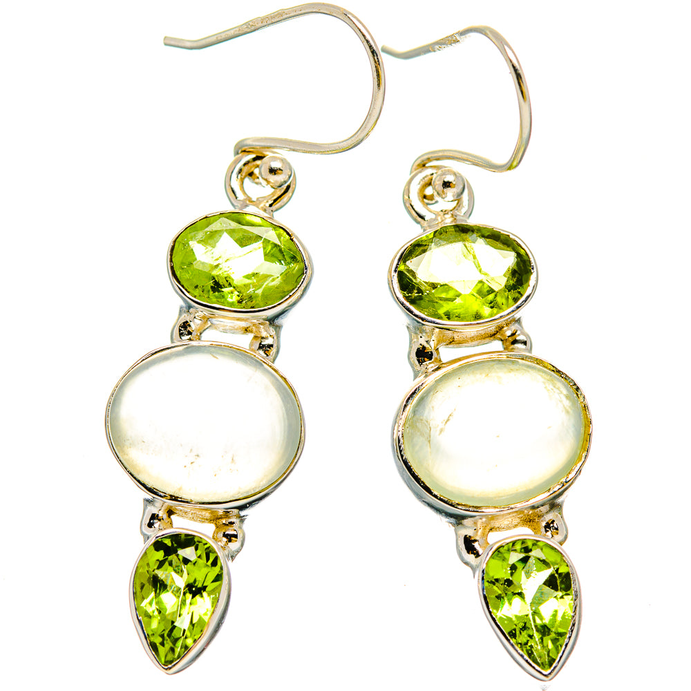 Prehnite Earrings handcrafted by Ana Silver Co - EARR429939 - Photo 2