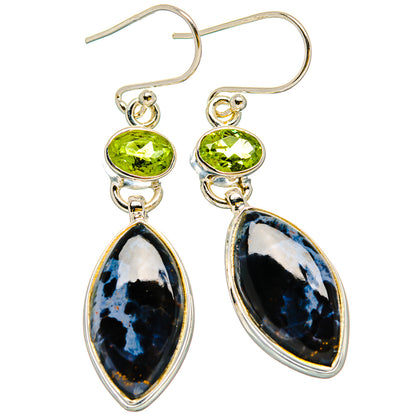 Pietersite Earrings handcrafted by Ana Silver Co - EARR429957 - Photo 2