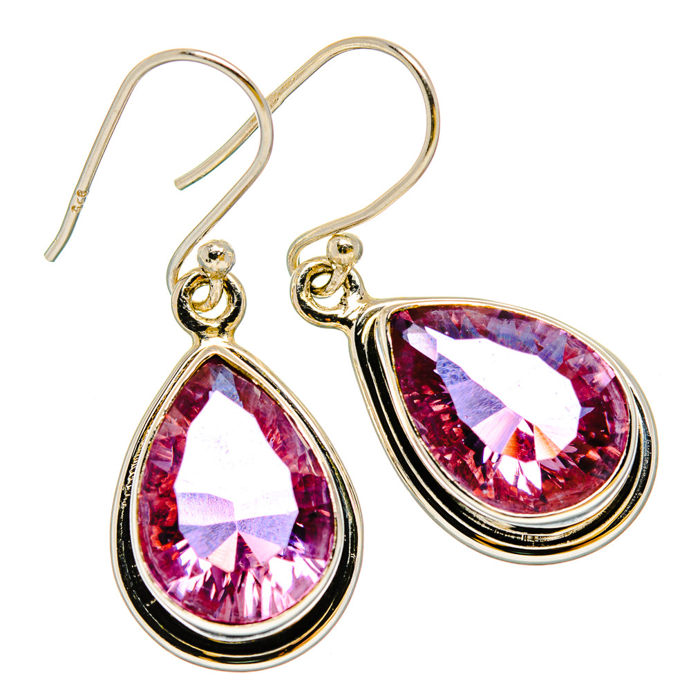 Color Change Alexandrite (Lab.) Earrings handcrafted by Ana Silver Co - EARR429959 - Photo 2