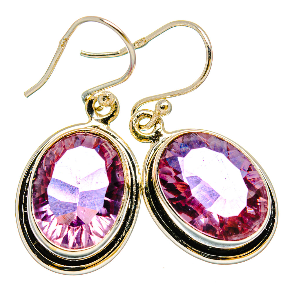 Color Change Alexandrite (Lab.) Earrings handcrafted by Ana Silver Co - EARR429961 - Photo 2
