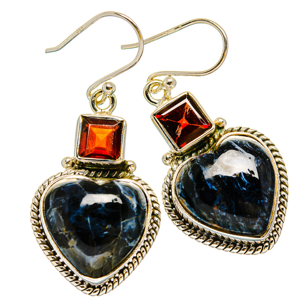 Pietersite Earrings handcrafted by Ana Silver Co - EARR429962 - Photo 2