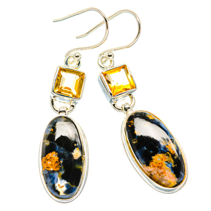 Pietersite Earrings handcrafted by Ana Silver Co - EARR429988 - Photo 2