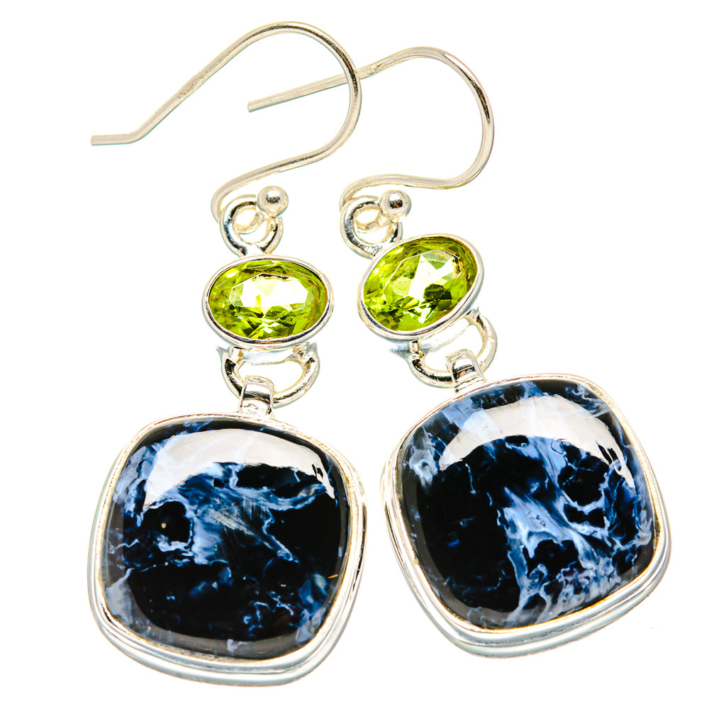 Pietersite Earrings handcrafted by Ana Silver Co - EARR429992 - Photo 2