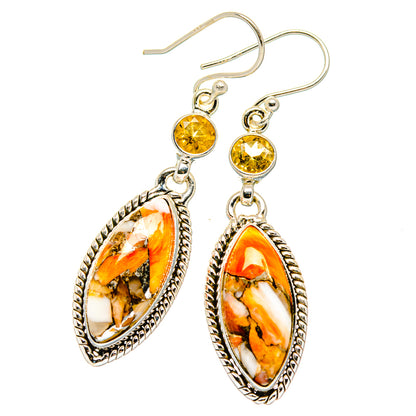 Brecciated Mookaite Earrings handcrafted by Ana Silver Co - EARR429993 - Photo 2