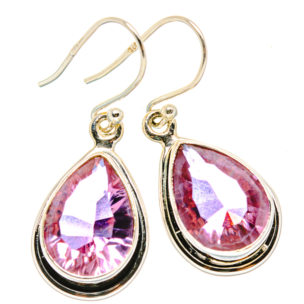 Color Change Alexandrite  (Lab.) Earrings handcrafted by Ana Silver Co - EARR430002 - Photo 2