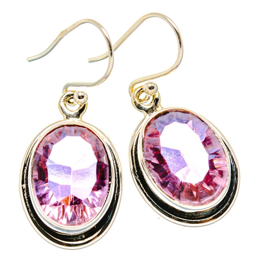 Color Change Alexandrite  (Lab.) Earrings handcrafted by Ana Silver Co - EARR430015 - Photo 2