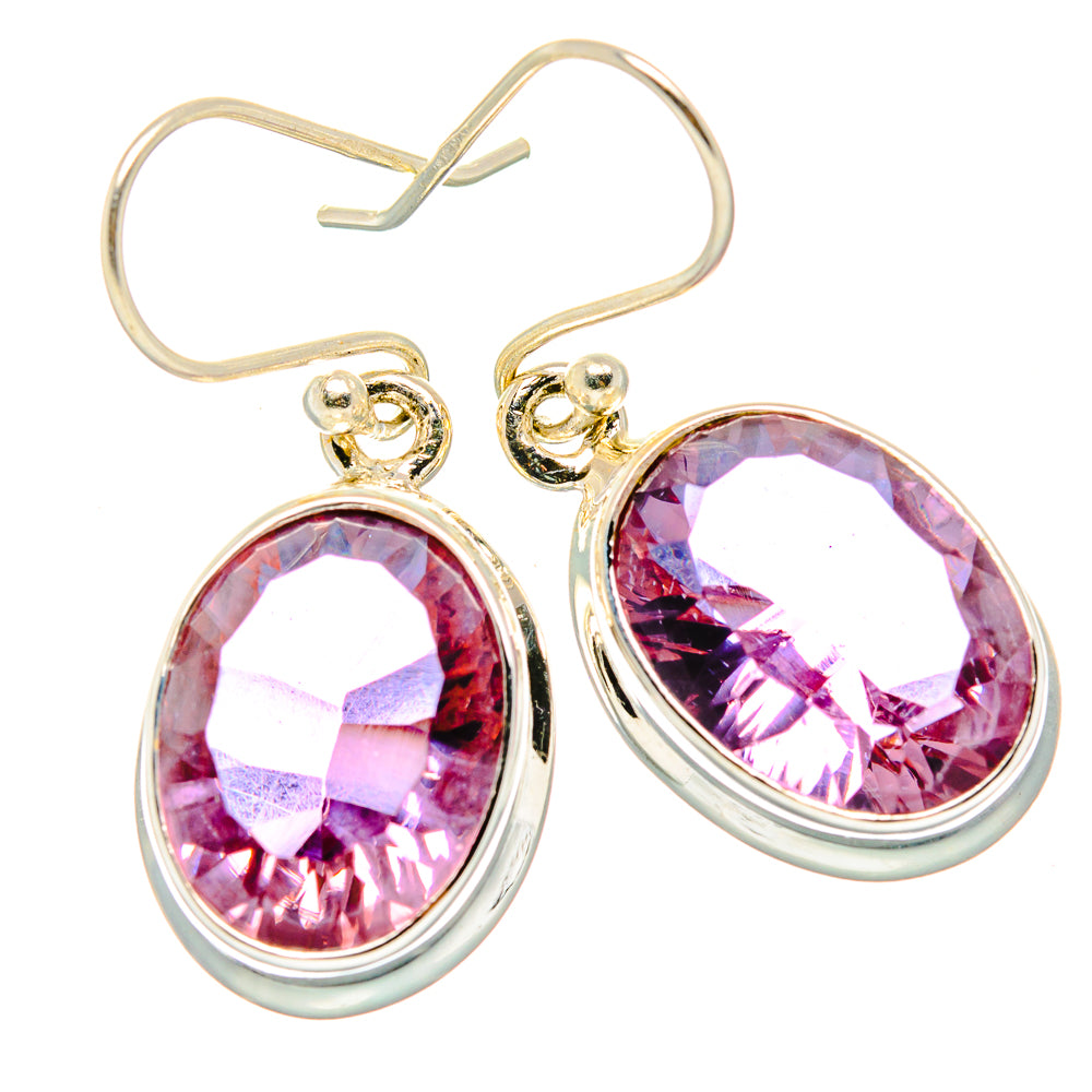 Color Change Alexandrite  (Lab.) Earrings handcrafted by Ana Silver Co - EARR430018 - Photo 2