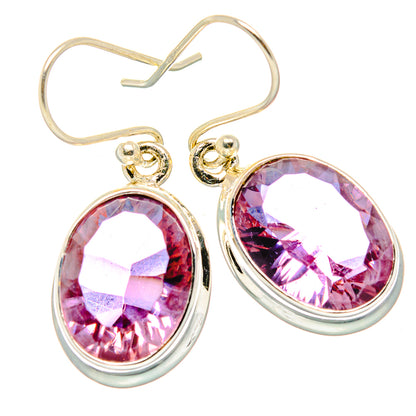 Color Change Alexandrite  (Lab.) Earrings handcrafted by Ana Silver Co - EARR430018 - Photo 2