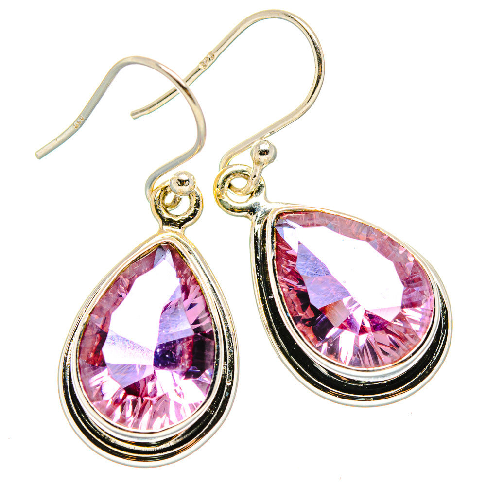 Color Change Alexandrite  (Lab.) Earrings handcrafted by Ana Silver Co - EARR430022 - Photo 2