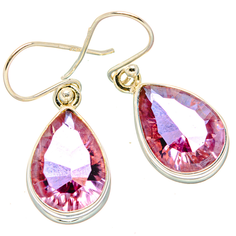 Color Change Alexandrite  (Lab.) Earrings handcrafted by Ana Silver Co - EARR430024 - Photo 2
