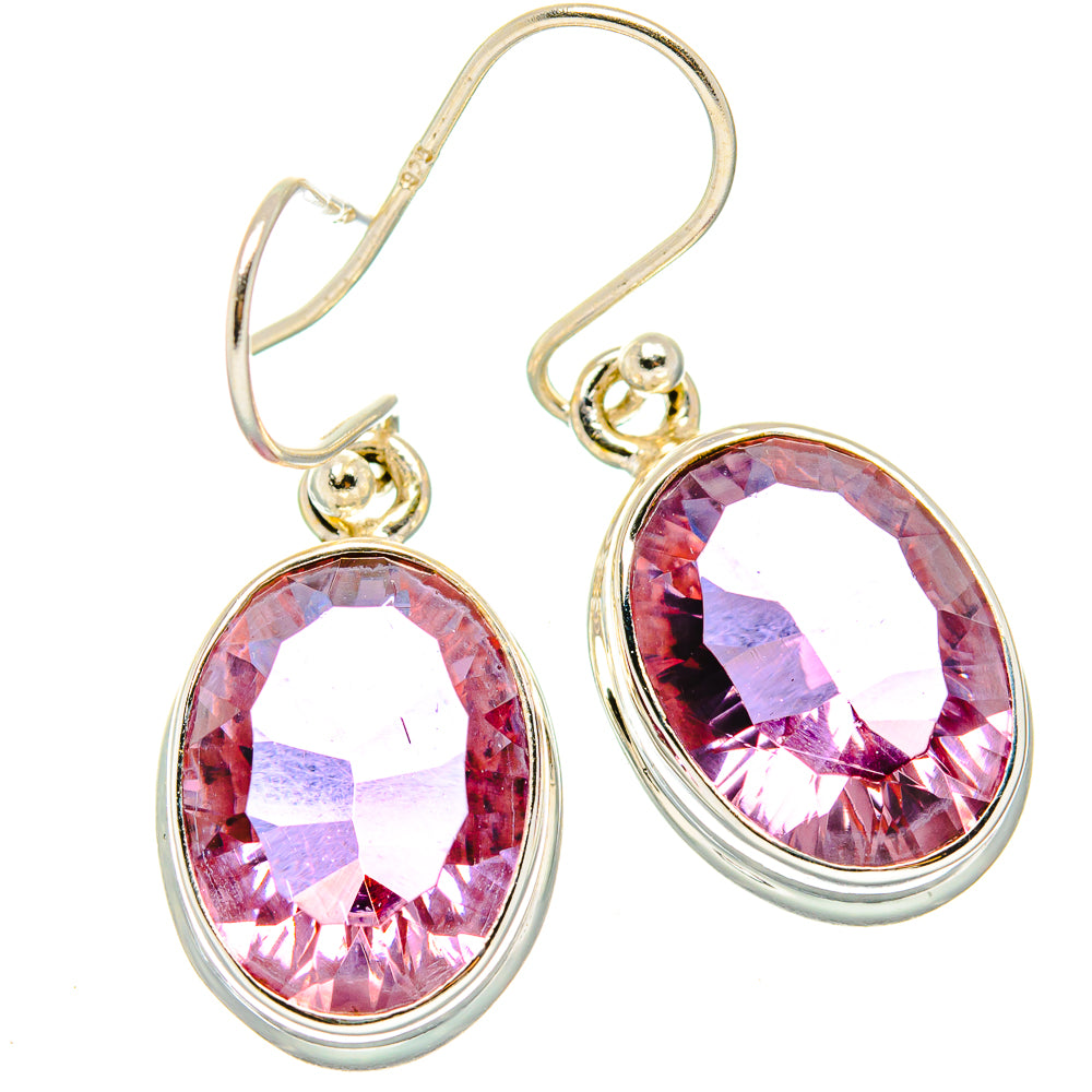 Color Change Alexandrite  (Lab.) Earrings handcrafted by Ana Silver Co - EARR430029 - Photo 2