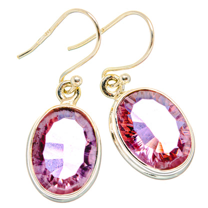 Color Change Alexandrite (Lab.) Earrings handcrafted by Ana Silver Co - EARR430038 - Photo 2