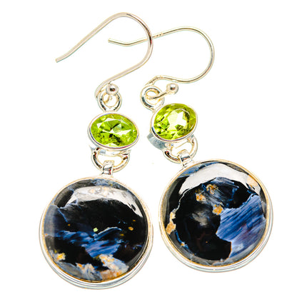 Pietersite Earrings handcrafted by Ana Silver Co - EARR430039 - Photo 2