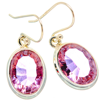 Color Change Alexandrite (Lab.) Earrings handcrafted by Ana Silver Co - EARR430043 - Photo 2
