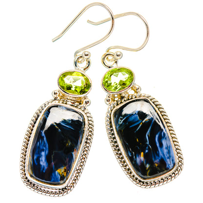 Pietersite Earrings handcrafted by Ana Silver Co - EARR430049 - Photo 2