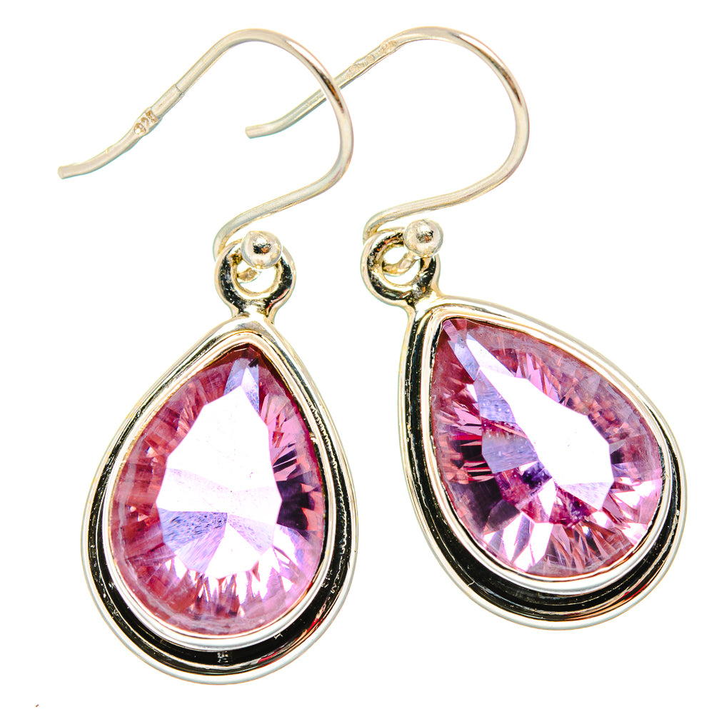 Color Change Alexandrite (Lab.) Earrings handcrafted by Ana Silver Co - EARR430052 - Photo 2
