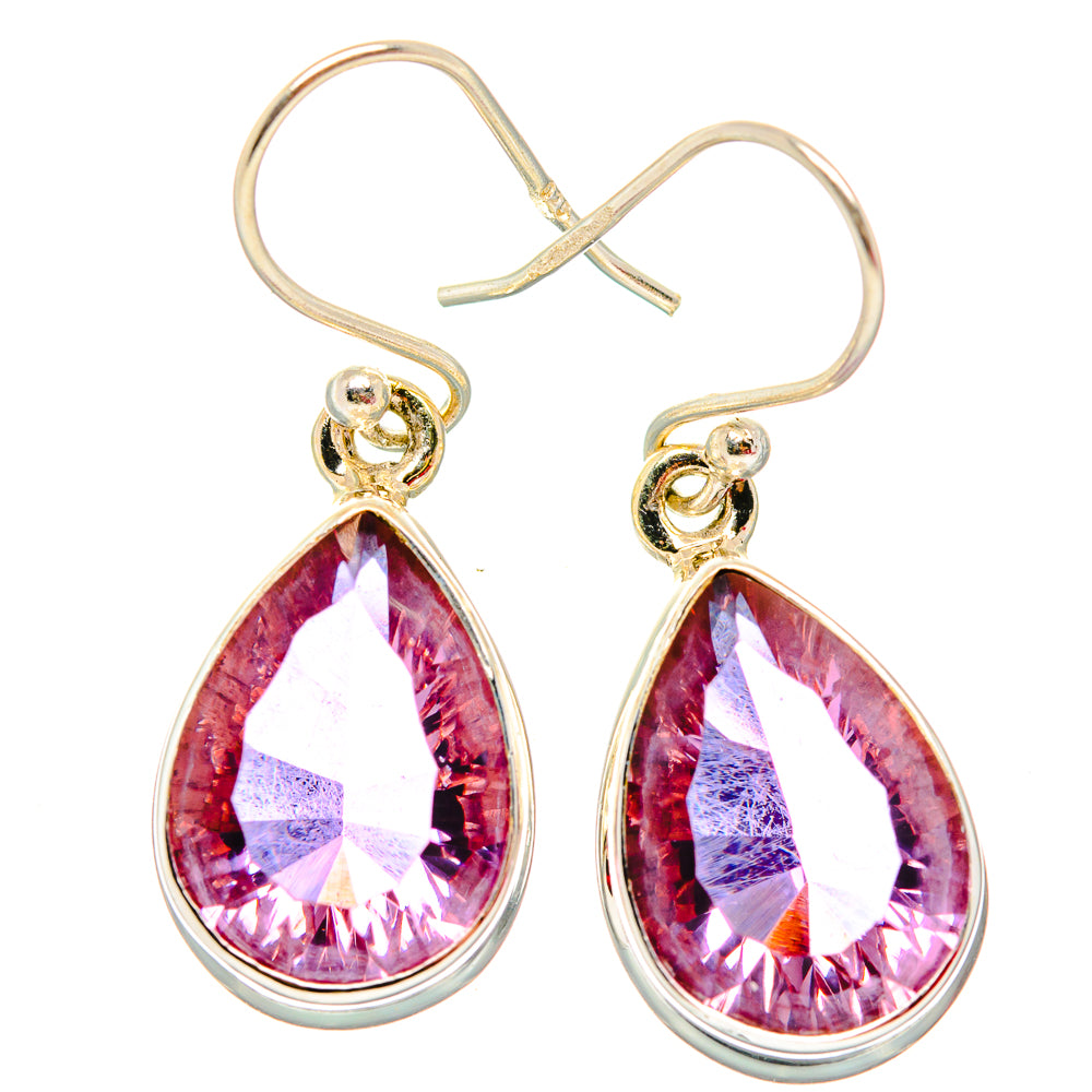 Color Change Alexandrite (Lab.) Earrings handcrafted by Ana Silver Co - EARR430064 - Photo 2