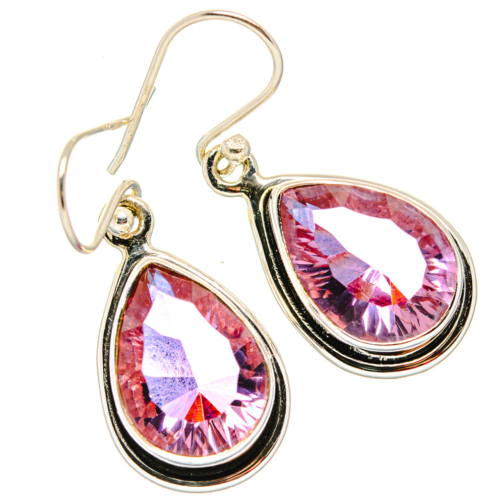 Color Change Alexandrite (Lab.) Earrings handcrafted by Ana Silver Co - EARR430070 - Photo 2