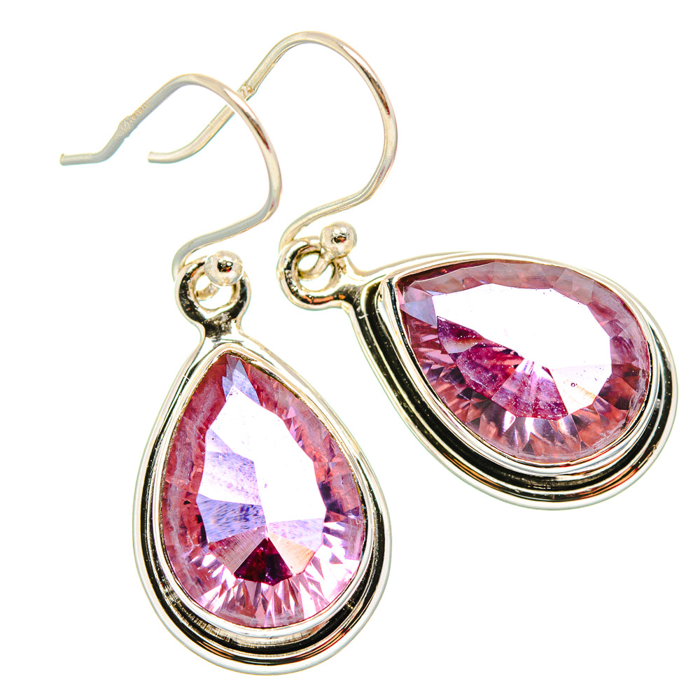 Color Change Alexandrite (Lab.) Earrings handcrafted by Ana Silver Co - EARR430072 - Photo 2