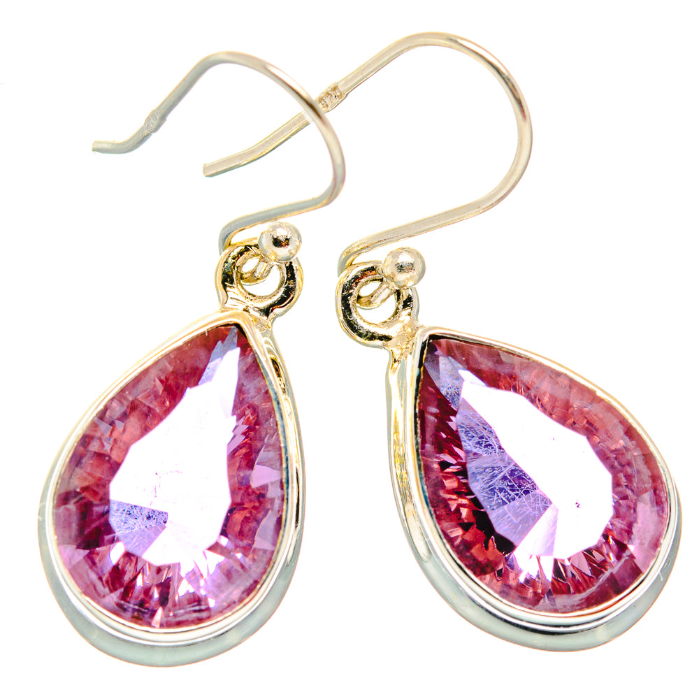 Color Change Alexandrite (Lab.) Earrings handcrafted by Ana Silver Co - EARR430078 - Photo 2