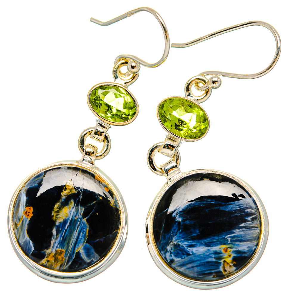 Pietersite Earrings handcrafted by Ana Silver Co - EARR430094 - Photo 2