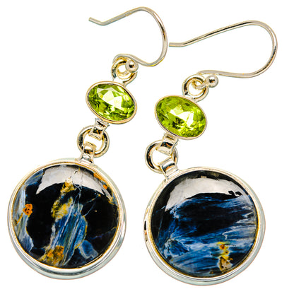 Pietersite Earrings handcrafted by Ana Silver Co - EARR430094 - Photo 2