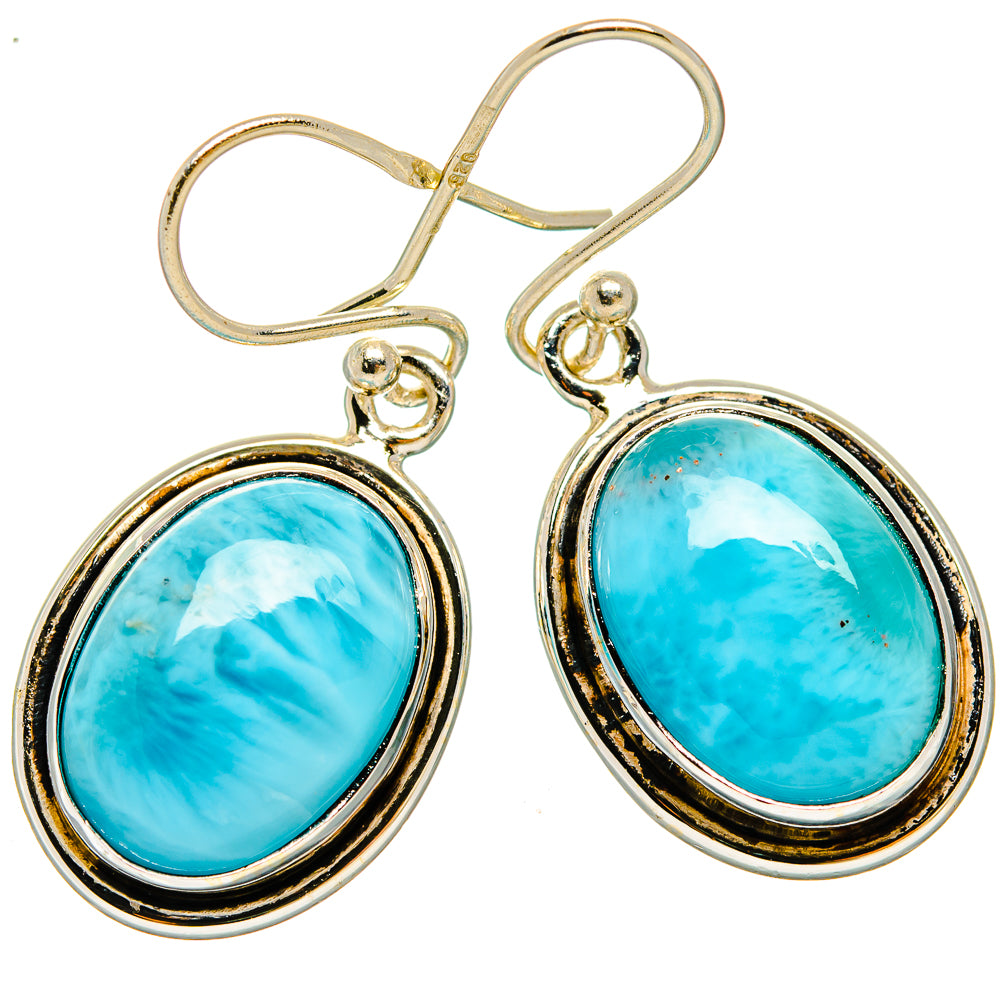 Larimar Earrings handcrafted by Ana Silver Co - EARR430110 - Photo 2