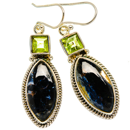 Pietersite Earrings handcrafted by Ana Silver Co - EARR430123 - Photo 2