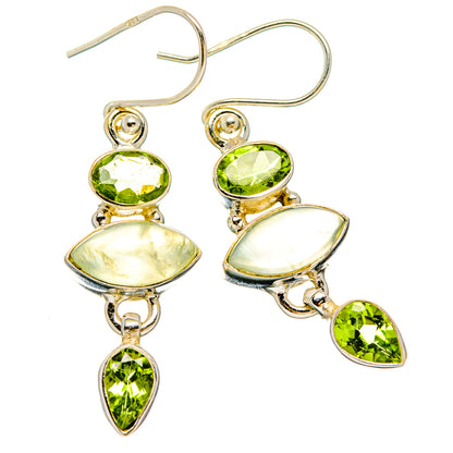 Prehnite Earrings handcrafted by Ana Silver Co - EARR430125 - Photo 2