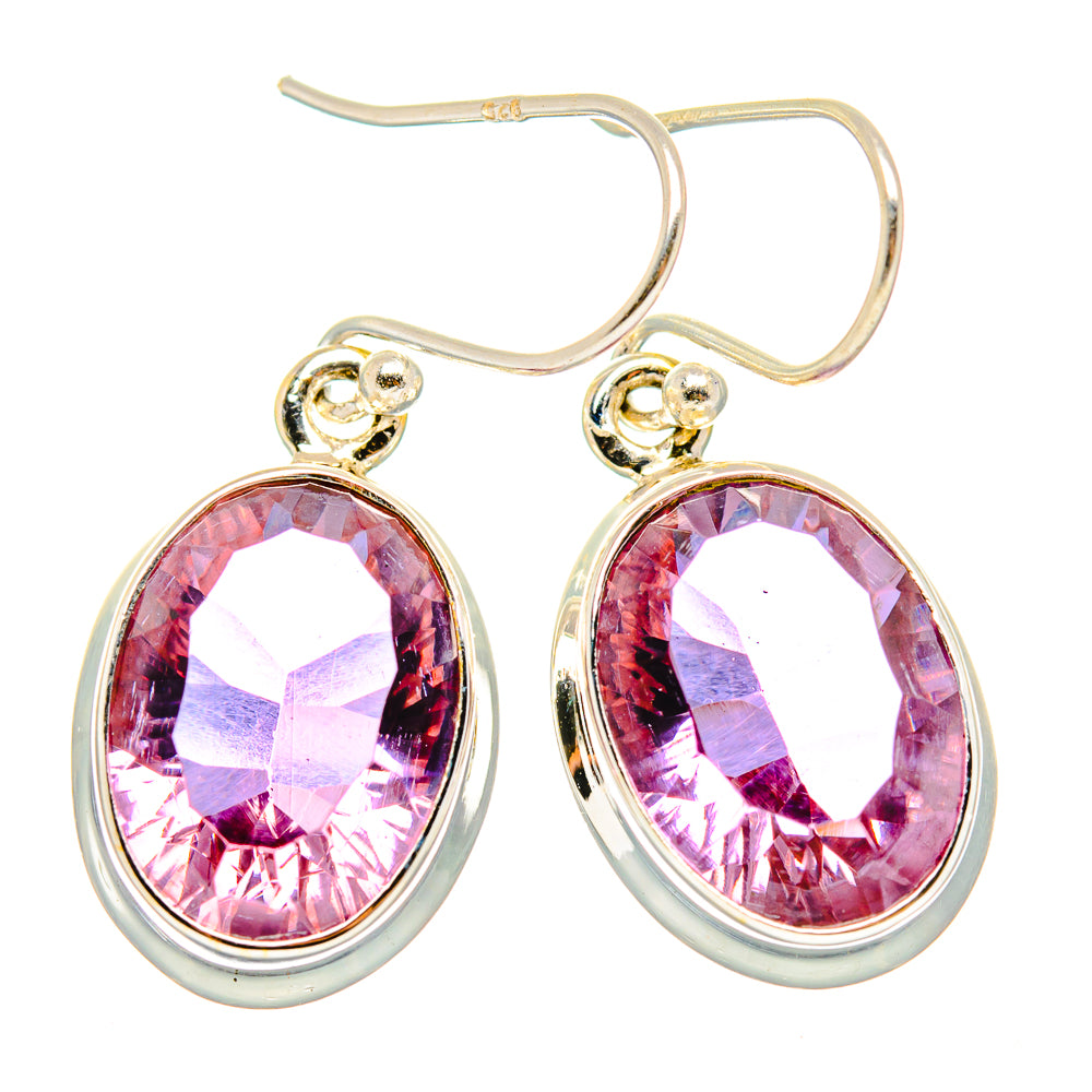 Color Change Alexandrite (Lab.) Earrings handcrafted by Ana Silver Co - EARR430132 - Photo 2