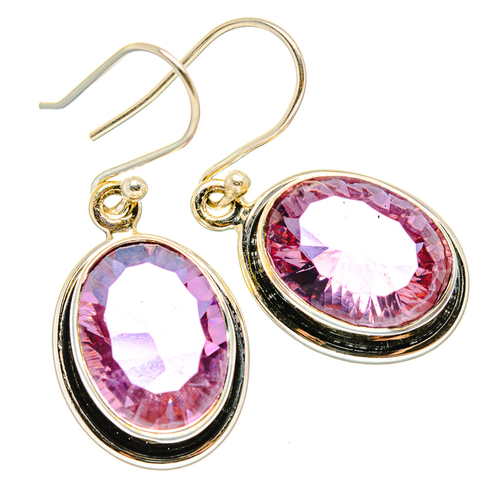 Color Change Alexandrite (Lab.) Earrings handcrafted by Ana Silver Co - EARR430145 - Photo 2