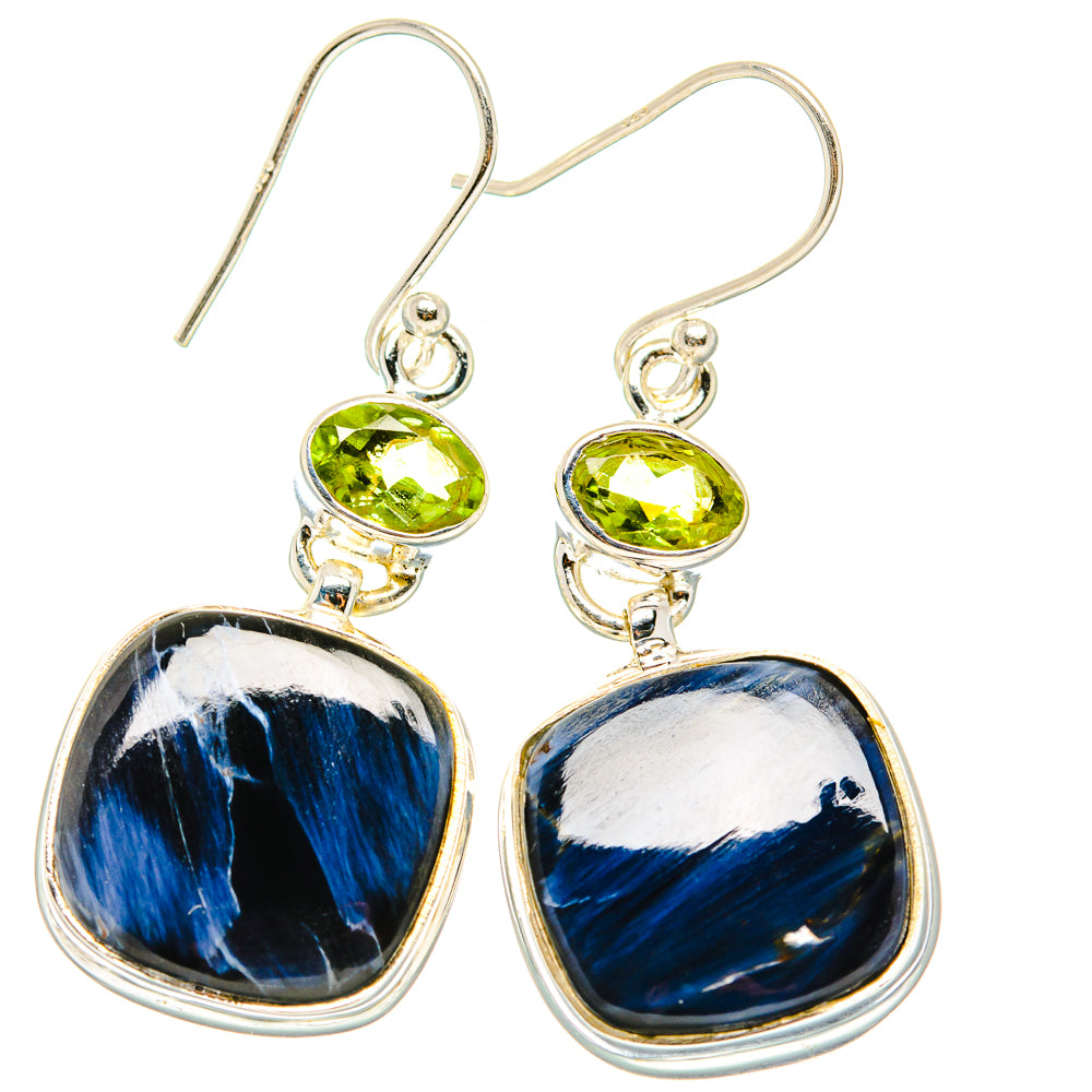 Pietersite Earrings handcrafted by Ana Silver Co - EARR430159 - Photo 2