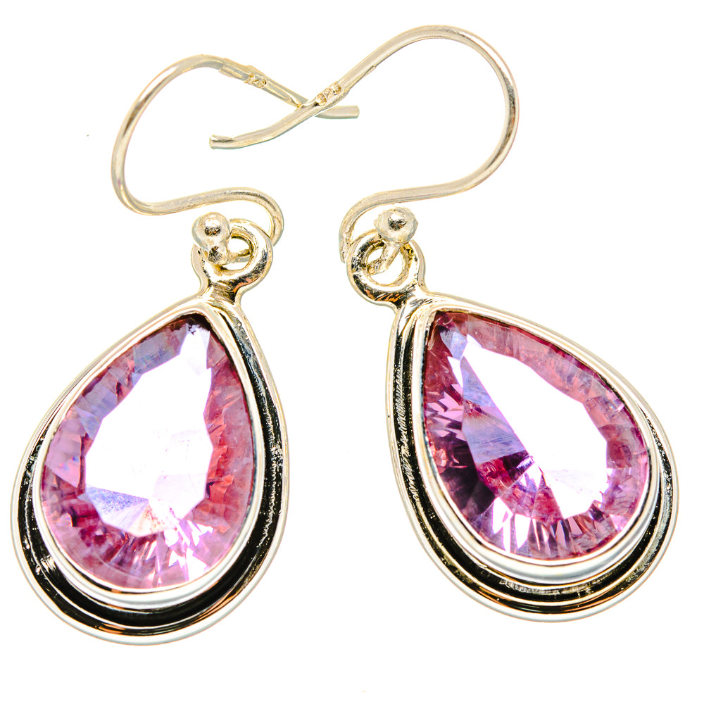 Color Change Alexandrite (Lab.) Earrings handcrafted by Ana Silver Co - EARR430166 - Photo 2
