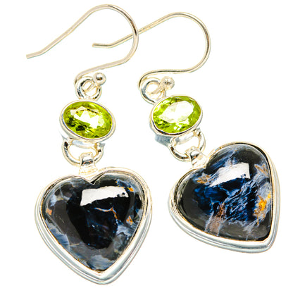Pietersite Earrings handcrafted by Ana Silver Co - EARR430173 - Photo 2