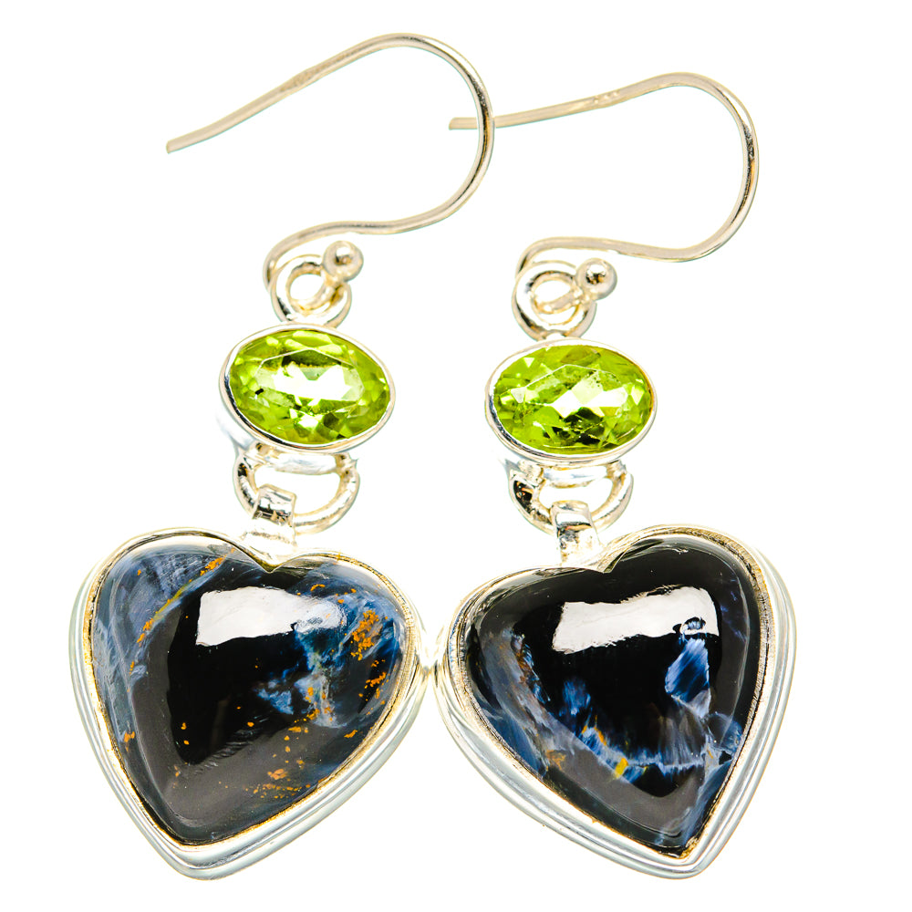 Pietersite Earrings handcrafted by Ana Silver Co - EARR430187 - Photo 2