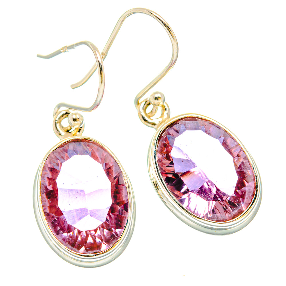 Color Change Alexandrite Earrings handcrafted by Ana Silver Co - EARR430219 - Photo 2