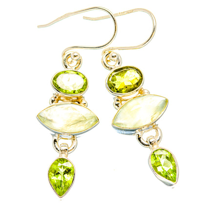 Prehnite Earrings handcrafted by Ana Silver Co - EARR430220 - Photo 2