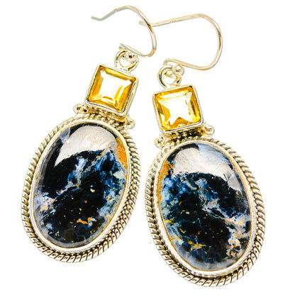 Pietersite Earrings handcrafted by Ana Silver Co - EARR430226 - Photo 2