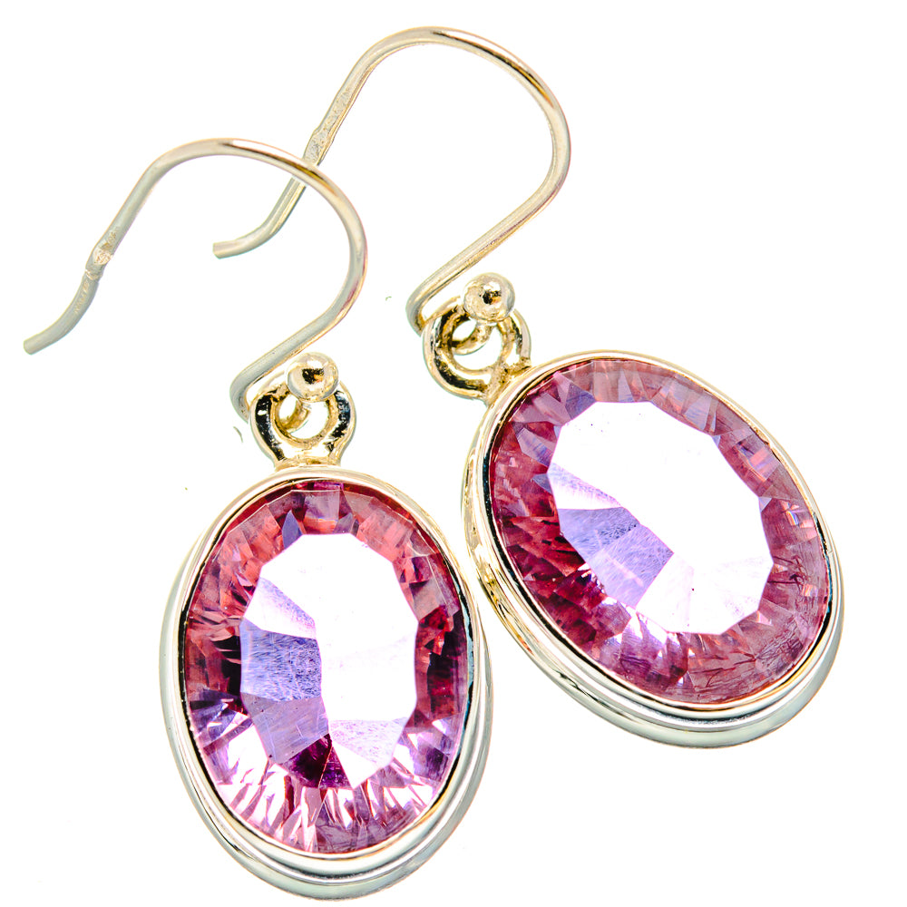 Color Change Alexandrite (Lab.) Earrings handcrafted by Ana Silver Co - EARR430256 - Photo 2