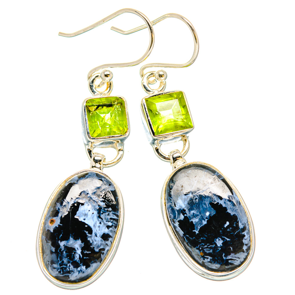 Pietersite Earrings handcrafted by Ana Silver Co - EARR430268 - Photo 2