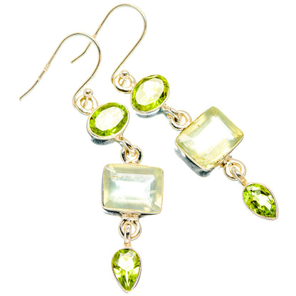 Prehnite Earrings handcrafted by Ana Silver Co - EARR430274 - Photo 2