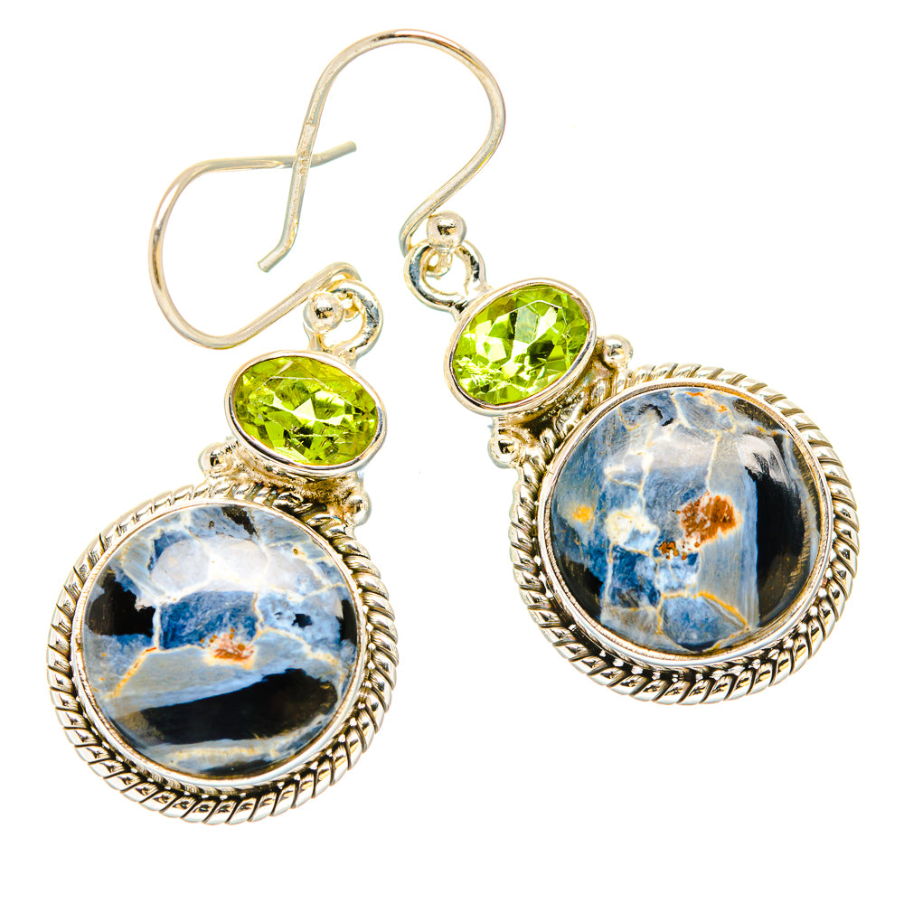 Pietersite Earrings handcrafted by Ana Silver Co - EARR430275 - Photo 2